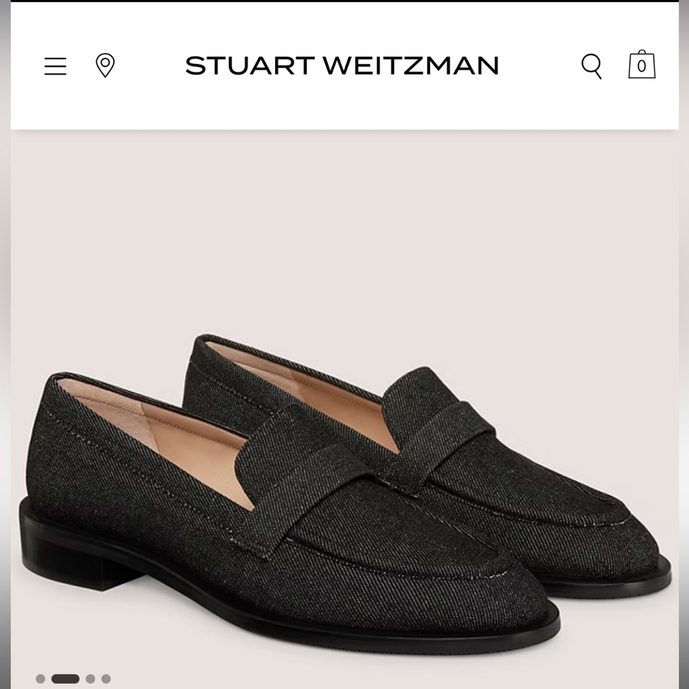 Brand new Stuart Weitzman Palmer Loafer 7.5 in Vintage Denim